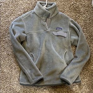 Patagonia snap fleece sweatshirt